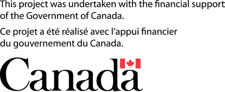 Canada funded graphic